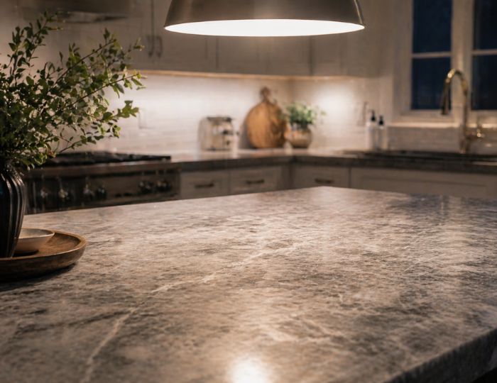 Marble Countertop That No Longer Shines